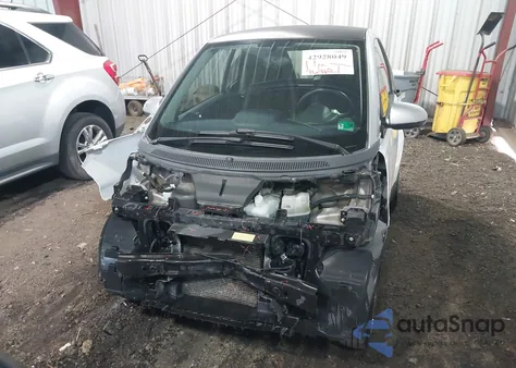 2012 Smart Fortwo Passion/Pure from USA, damaged, VIN WMEEJ3BA0CK577406